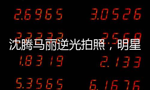 沈騰馬麗逆光拍照，明星的別樣風(fēng)采