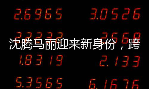 沈騰馬麗迎來新身份，跨界發(fā)展，多元展現(xiàn)藝術(shù)魅力