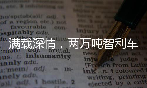 滿載深情，兩萬噸智利車?yán)遄拥诌_(dá)中國，滋養(yǎng)美好生活新篇章