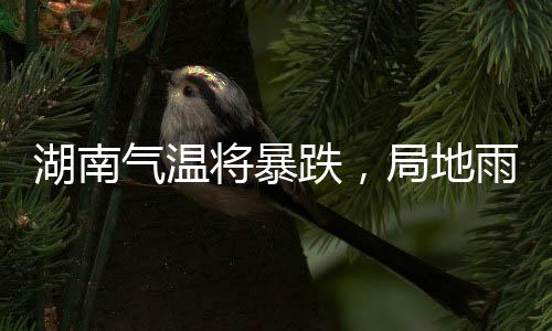 湖南氣溫將暴跌，局地雨夾雪——天氣預(yù)警及應(yīng)對(duì)指南