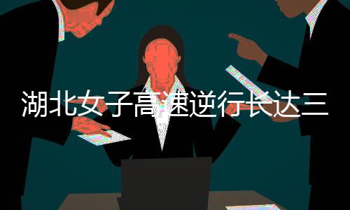 湖北女子高速逆行長達(dá)三十公里，驚險行為引發(fā)社會關(guān)注