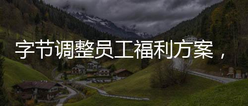 字節(jié)調(diào)整員工福利方案，優(yōu)化員工激勵(lì)機(jī)制