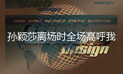 孫穎莎離場時全場高呼我愛你——榮耀的瞬間與無限的期待