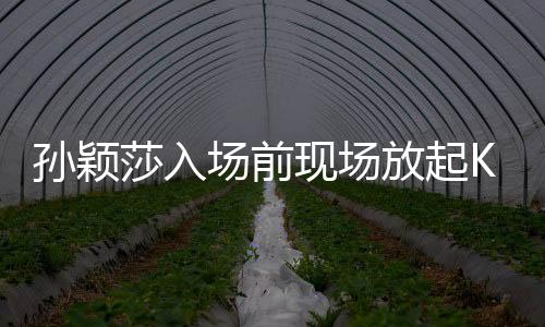 孫穎莎入場前現(xiàn)場放起KISS莎莎，賽場上的熱烈瞬間與球迷的深情呼喚