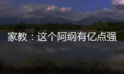 家教：這個(gè)阿綱有億點(diǎn)強(qiáng)
