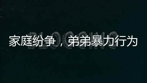 家庭紛爭，弟弟暴力行為引發(fā)關(guān)注，姐姐權(quán)益亟待保護(hù)