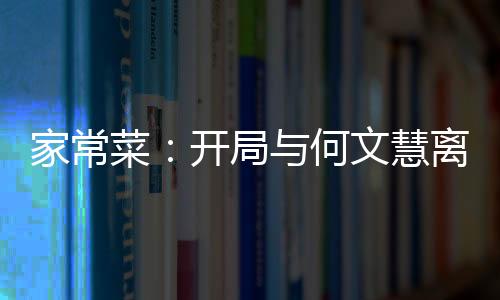 家常菜：開局與何文慧離婚
