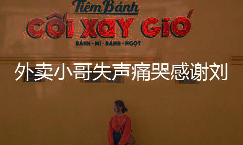 外賣小哥失聲痛哭感謝劉強東——背后的故事引發(fā)社會關(guān)注