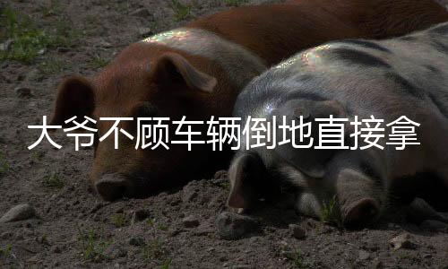 大爺不顧車輛倒地直接拿走起落架，一則關于勇氣與責任的故事