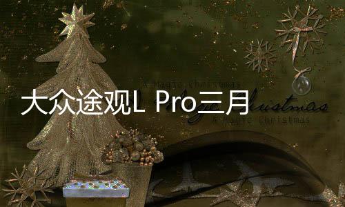 大眾途觀L Pro三月購車權(quán)益發(fā)布，全面解讀新權(quán)益與購車優(yōu)勢