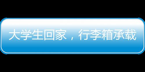 大學(xué)生回家，行李箱承載遷徙的印記，秒變簡易衣柜