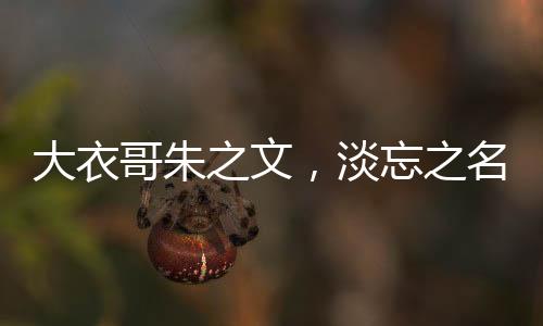 大衣哥朱之文，淡忘之名，期盼社會聚焦于真正的人生價值
