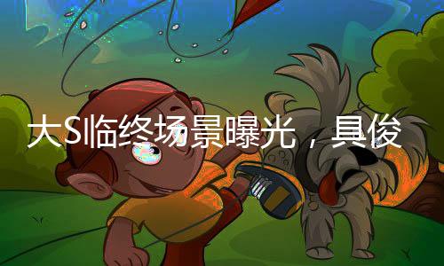 大S臨終場景曝光，具俊曄深情痛哭吻別