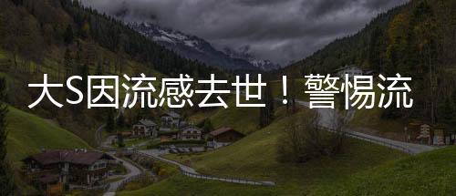 大S因流感去世！警惕流感癥狀，切勿拖延