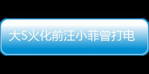 大S火化前汪小菲曾打電話大罵S媽，內(nèi)幕曝光引熱議