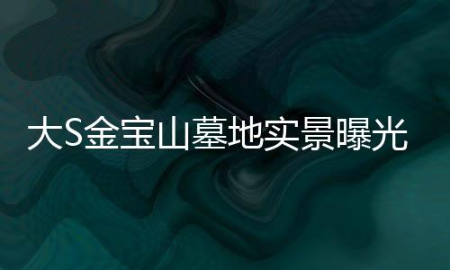 大S金寶山墓地實(shí)景曝光，一窺神秘安息之地