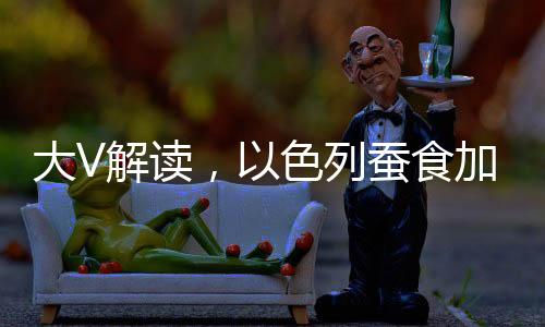 大V解讀，以色列蠶食加沙行動(dòng)揭示其真正目的