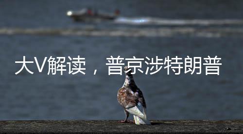 大V解讀，普京涉特朗普言論隱含三層深意