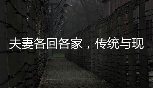 夫妻各回各家，傳統(tǒng)與現(xiàn)代交織下的特殊過(guò)年方式——作為父母孩子的雙重角色