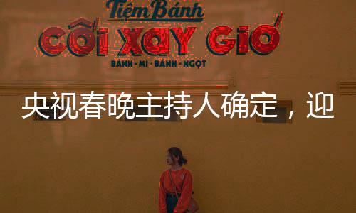 央視春晚主持人確定，迎接新春的星辰璀璨