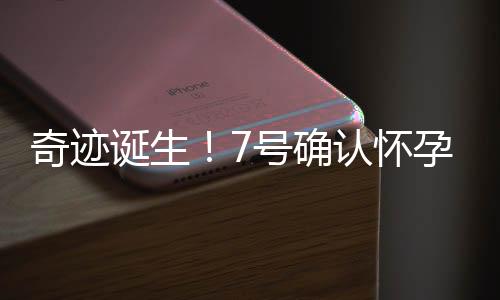 奇跡誕生！7號確認(rèn)懷孕，8號便誕生新生命——一則溫馨且獨特的生命故事