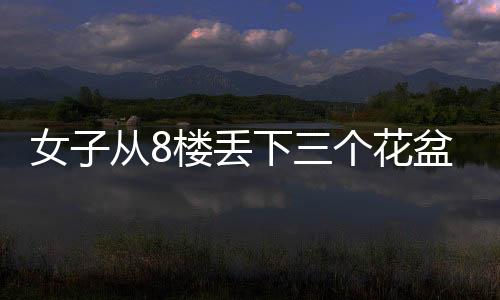 女子從8樓丟下三個(gè)花盆，事件引發(fā)社會(huì)關(guān)注與討論