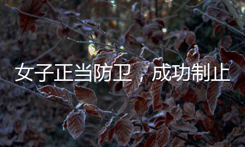 女子正當(dāng)防衛(wèi)，成功制止踹門打人男子——全面揭示事件過程