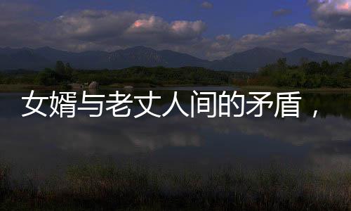女婿與老丈人間的矛盾，一次淚流滿面的告狀之旅