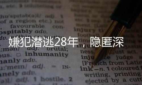 嫌犯潛逃28年，隱匿深山放羊謀生，漂白身份背后隱匿重重謎團