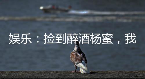 娛樂(lè)：撿到醉酒楊蜜，我軟飯硬吃