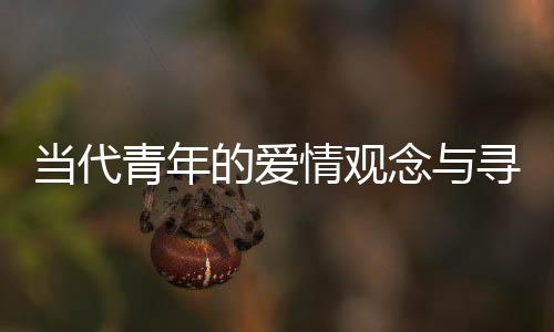 當代青年的愛情觀念與尋求之旅——以一位23歲女研究生的兩萬尋愛經(jīng)歷為觀察點