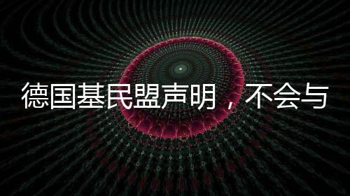 德國基民盟聲明，不會(huì)與德國選擇黨合作