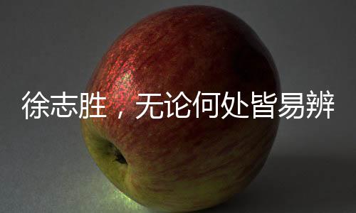 徐志勝，無論何處皆易辨，唯獨(dú)家鄉(xiāng)需尋覓