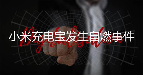 小米充電寶發(fā)生自燃事件，安全與質(zhì)量的警示