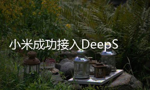 小米成功接入DeepSeek，開啟智能科技新篇章