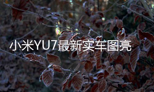 小米YU7最新實車圖亮相，引領(lǐng)智能電動車新時代