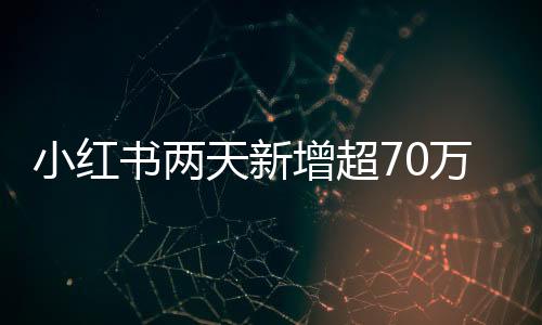 小紅書兩天新增超70萬用戶，平臺(tái)增長勢(shì)頭強(qiáng)勁