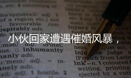 小伙回家遭遇催婚風(fēng)暴，家庭圍聚下的婚戀壓力