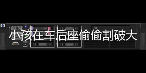 小孩在車后座偷偷割破大人羽絨服，一起探討事件的背后