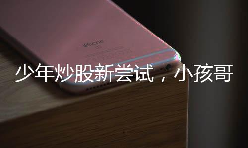 少年炒股新嘗試，小孩哥挑戰(zhàn)股市，初試微虧啟示錄
