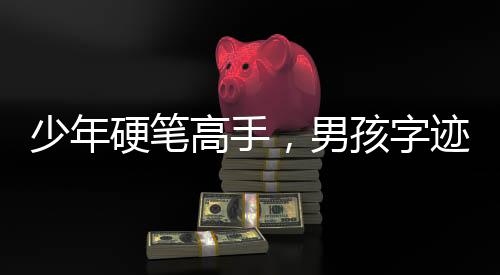 少年硬筆高手，男孩字跡如印刷體一般驚艷