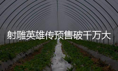 射雕英雄傳預售破千萬大關，引領新一輪武俠風潮