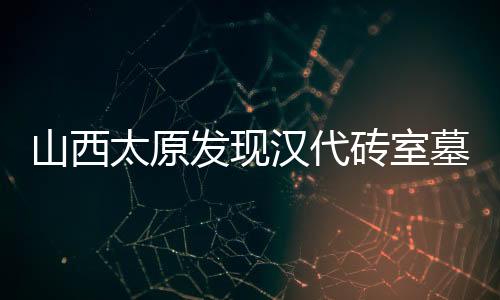 山西太原發(fā)現(xiàn)漢代磚室墓 出土“四神”當(dāng)盧頗具特色