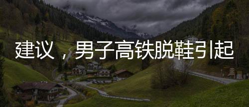 建議，男子高鐵脫鞋引起爭執(zhí) 打人被行政拘留新聞報道