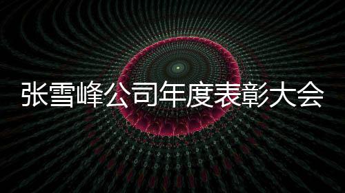 張雪峰公司年度表彰大會(huì)舉行，員工人均獲得年終獎(jiǎng)6萬(wàn)