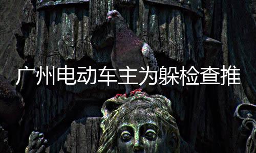 廣州電動(dòng)車主為躲檢查推隔離墩逃離，事件背后引發(fā)深思