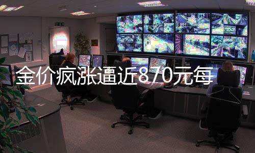 金價瘋漲逼近870元每克，投資熱點與趨勢分析