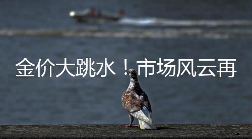 金價(jià)大跳水！市場(chǎng)風(fēng)云再起