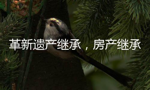 革新遺產繼承，房產繼承將需鄰居簽字引發(fā)廣泛關注