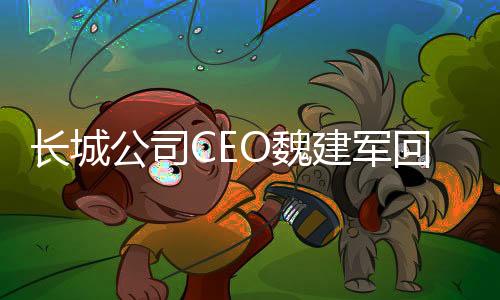 長城公司CEO魏建軍回應(yīng)開法拉利去機(jī)場事件